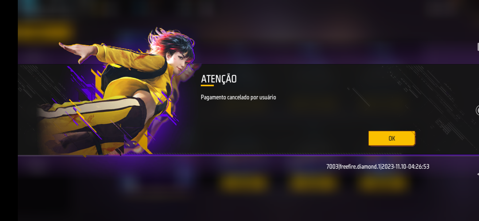 Como comprar diamantes no Free Fire usando Pix