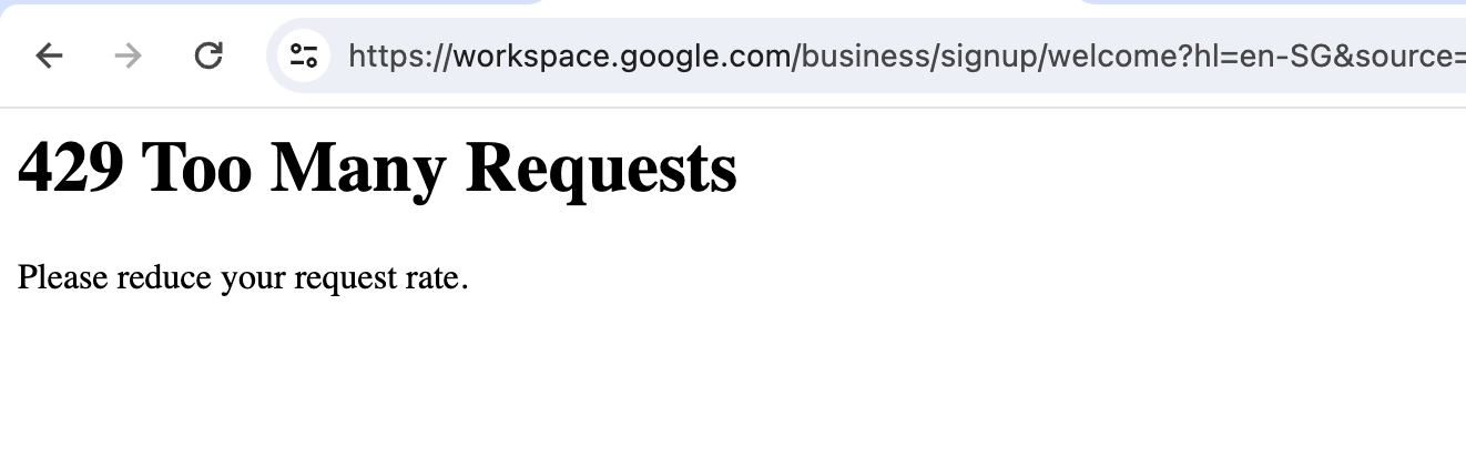 How to fix Error 429, Too many requests on Google Chrome