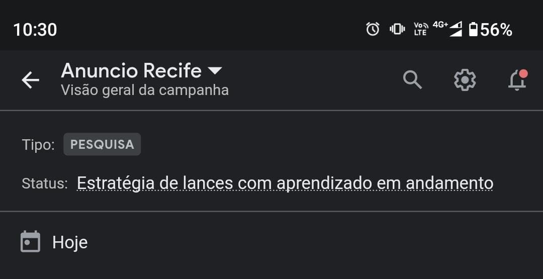 Campanha do Google Ads entrou em aprendizado, o que isso significa?