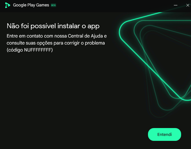 Não consigo instalar nenhum jogo no Google Play Games Beta (Windows) -  Comunidade Google Play