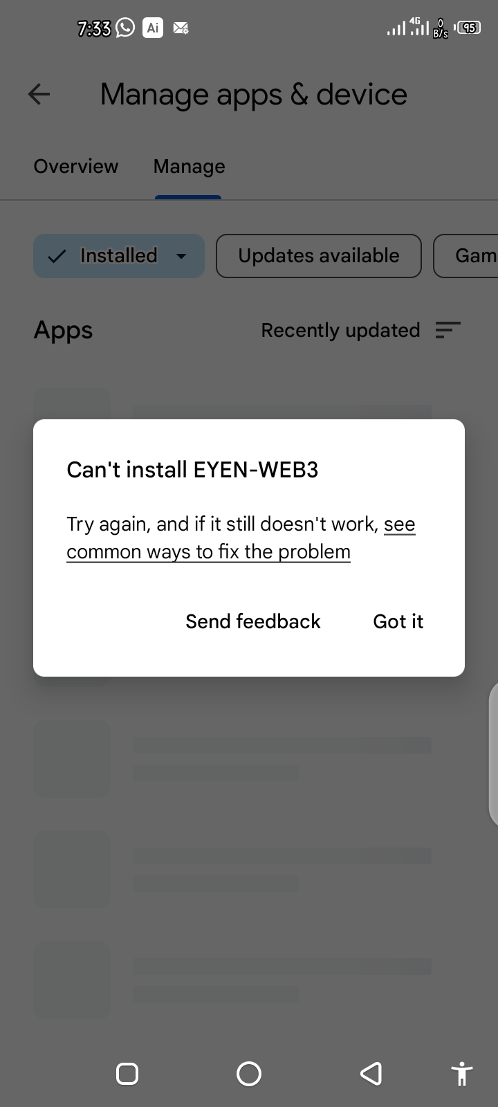 How to resolve the Play Store 'download pending' error