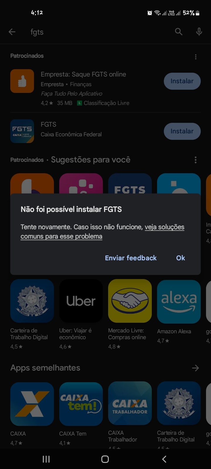 não consigo baixar aplicativos - Comunidade Google Play