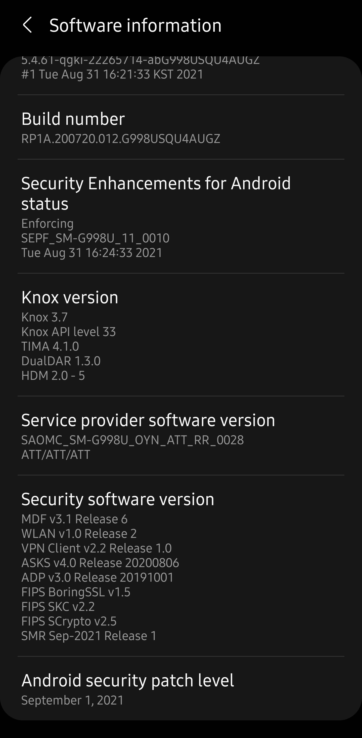 OTA updates not working.. Galaxy S21 Ultra 5g still on security