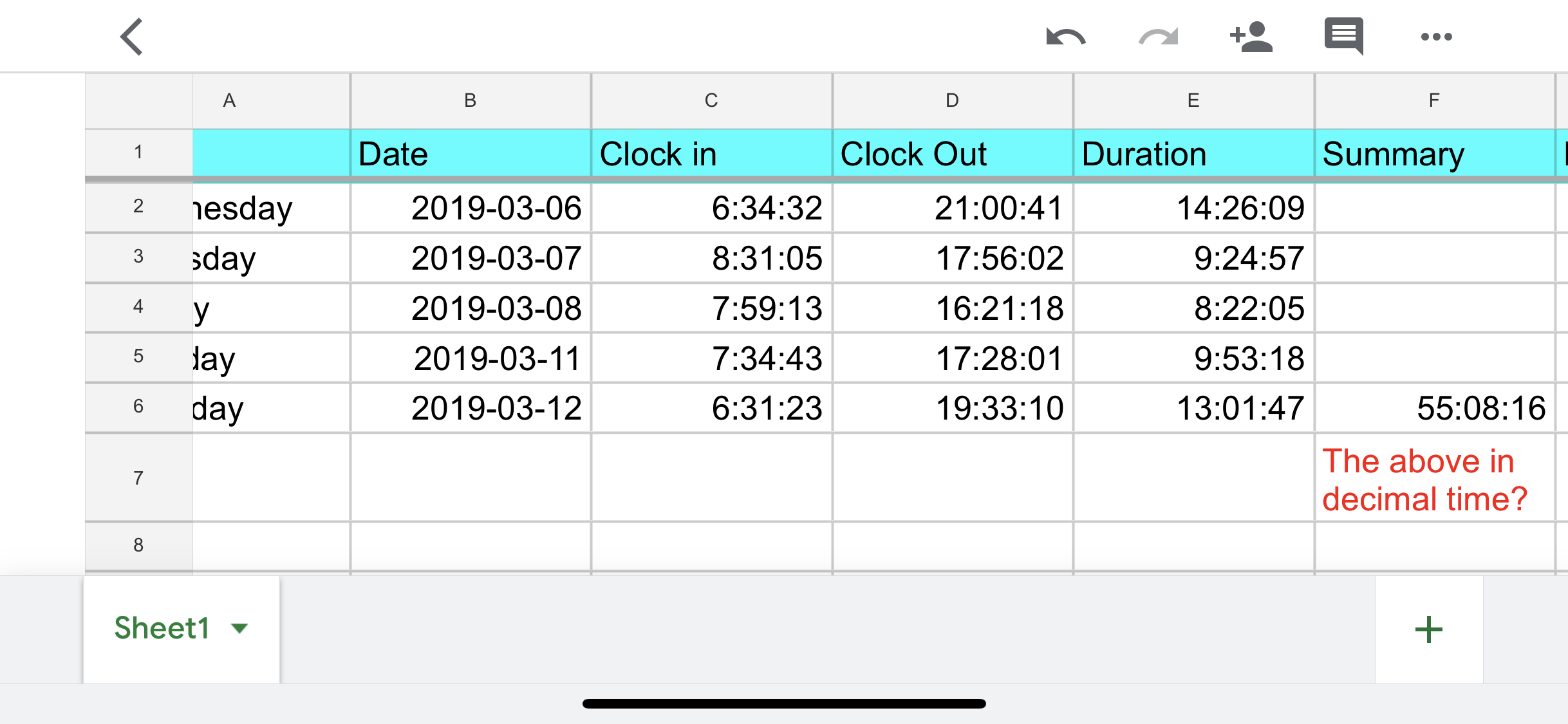 Activated arranged real aligned number array until all stop