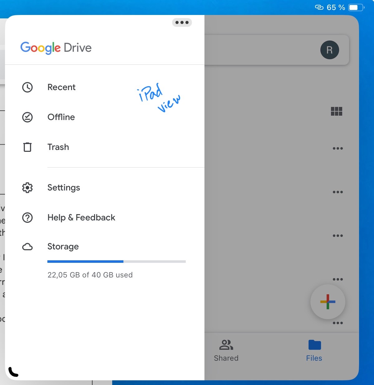 Signing into Google Drive on your iPad - Help Desk