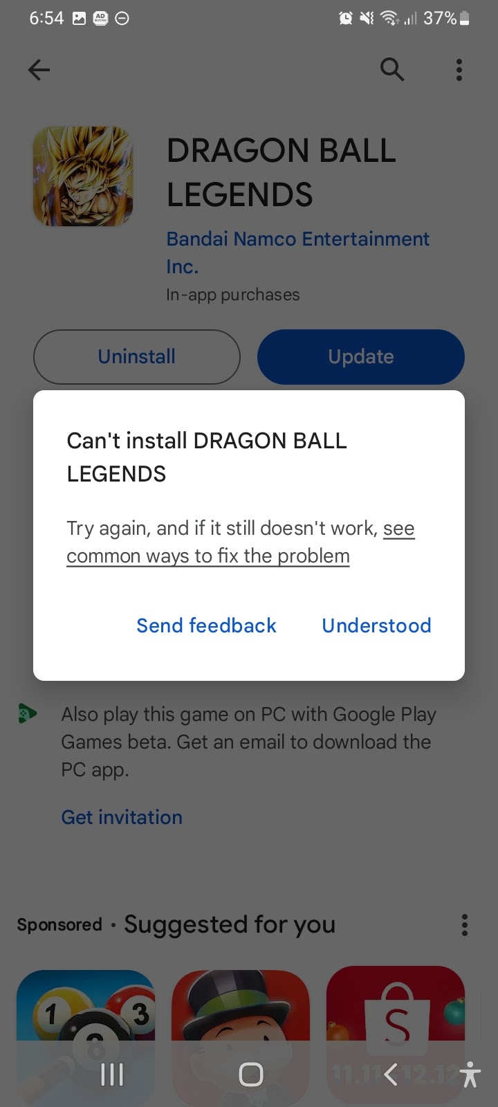 Can't login to Google Play Games Beta (PC version) with this account -  Google Play Community