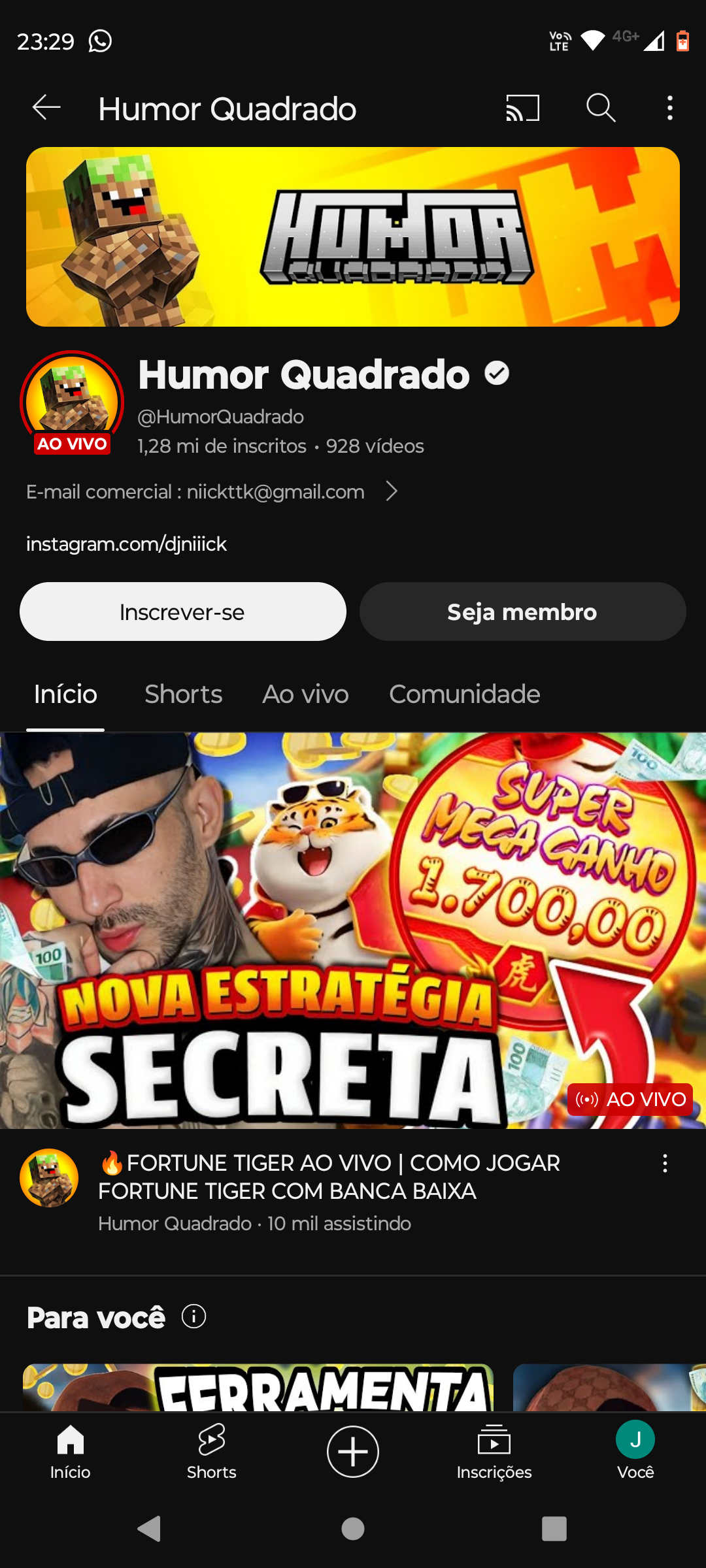 Manual em vídeo Se Vira, Jogos