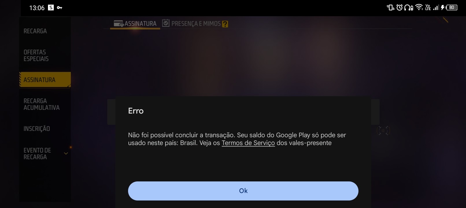 Comprei diamante e não chegou! – Free Fire Suporte