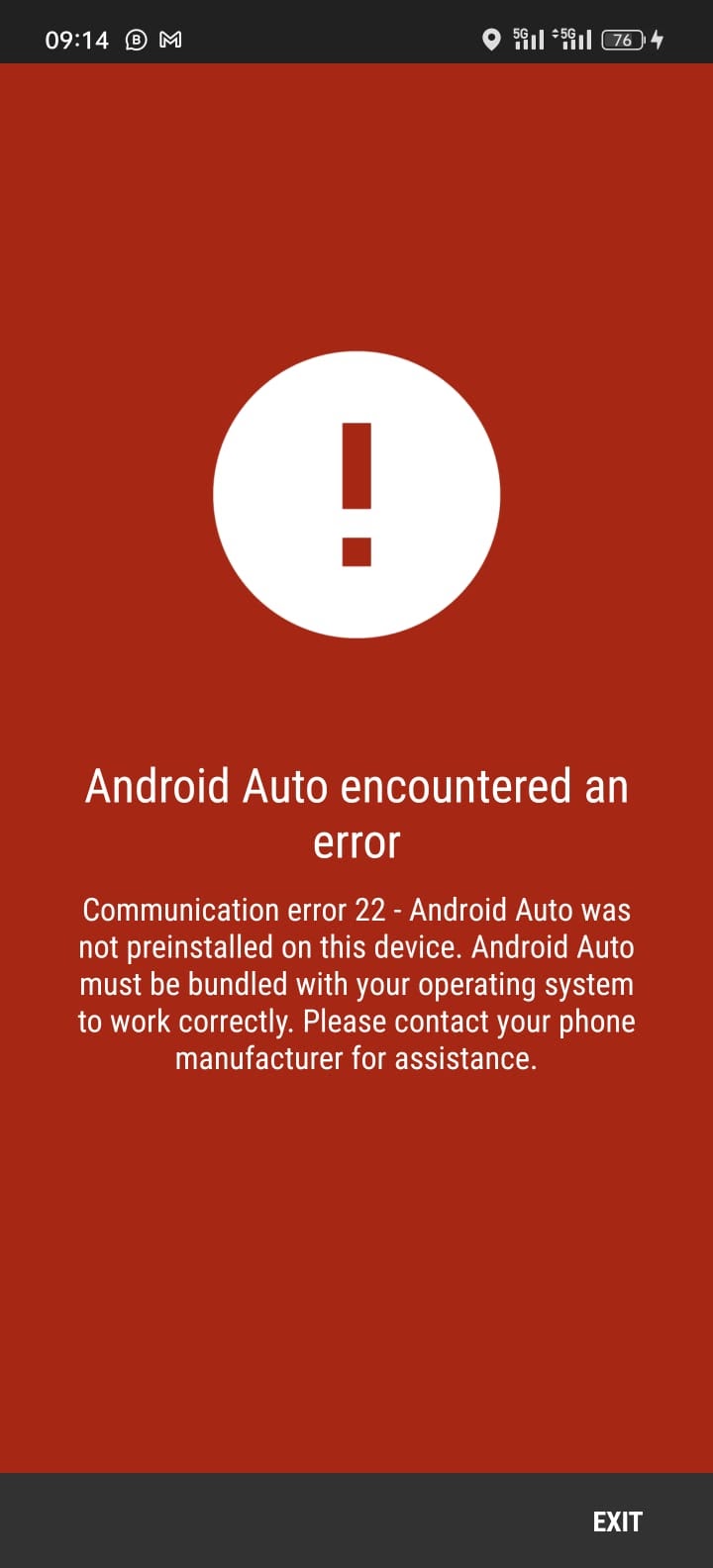 Communication error 22 - Android Community