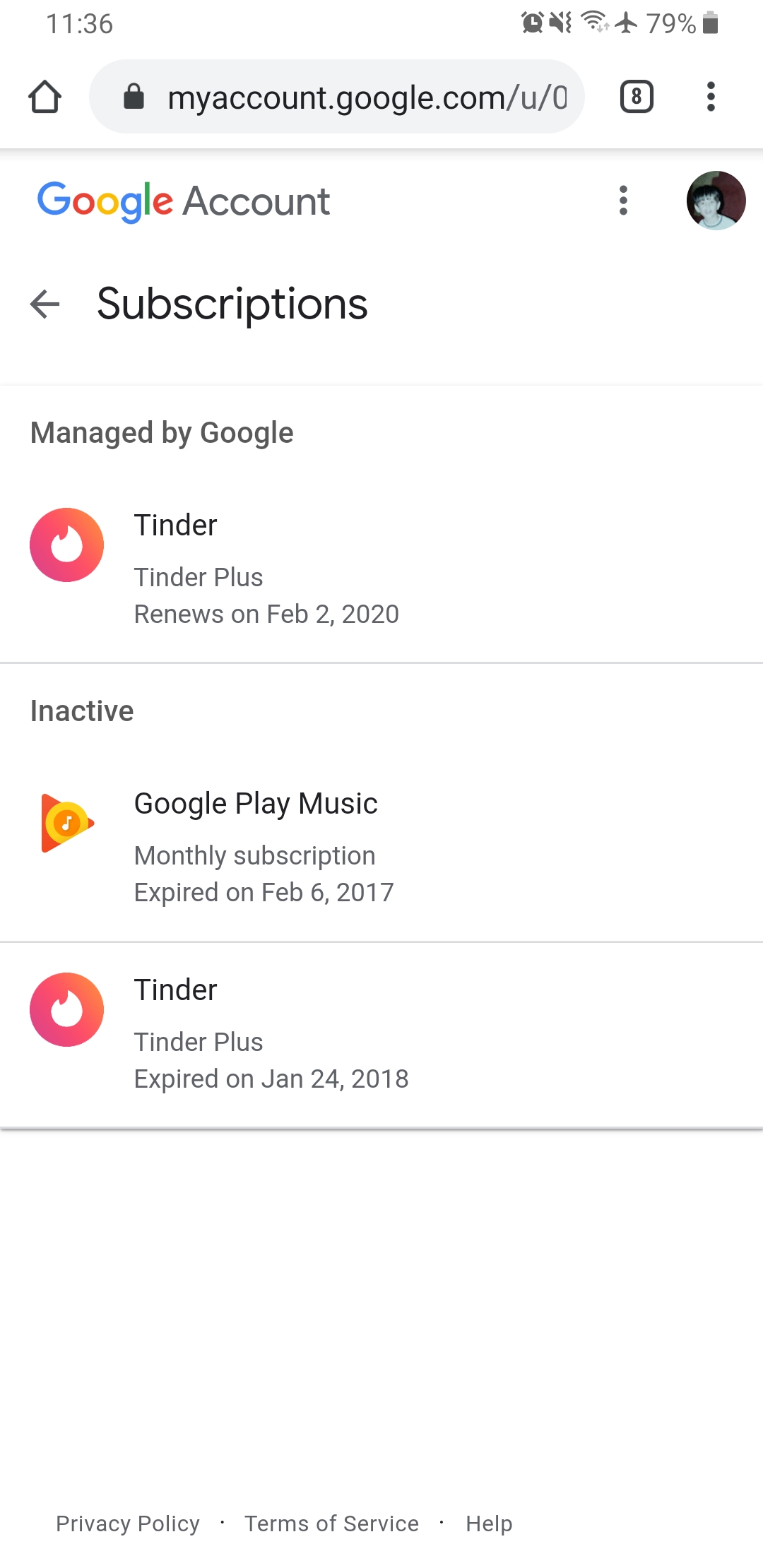 How do I cancel my Tinder Plus subscription?