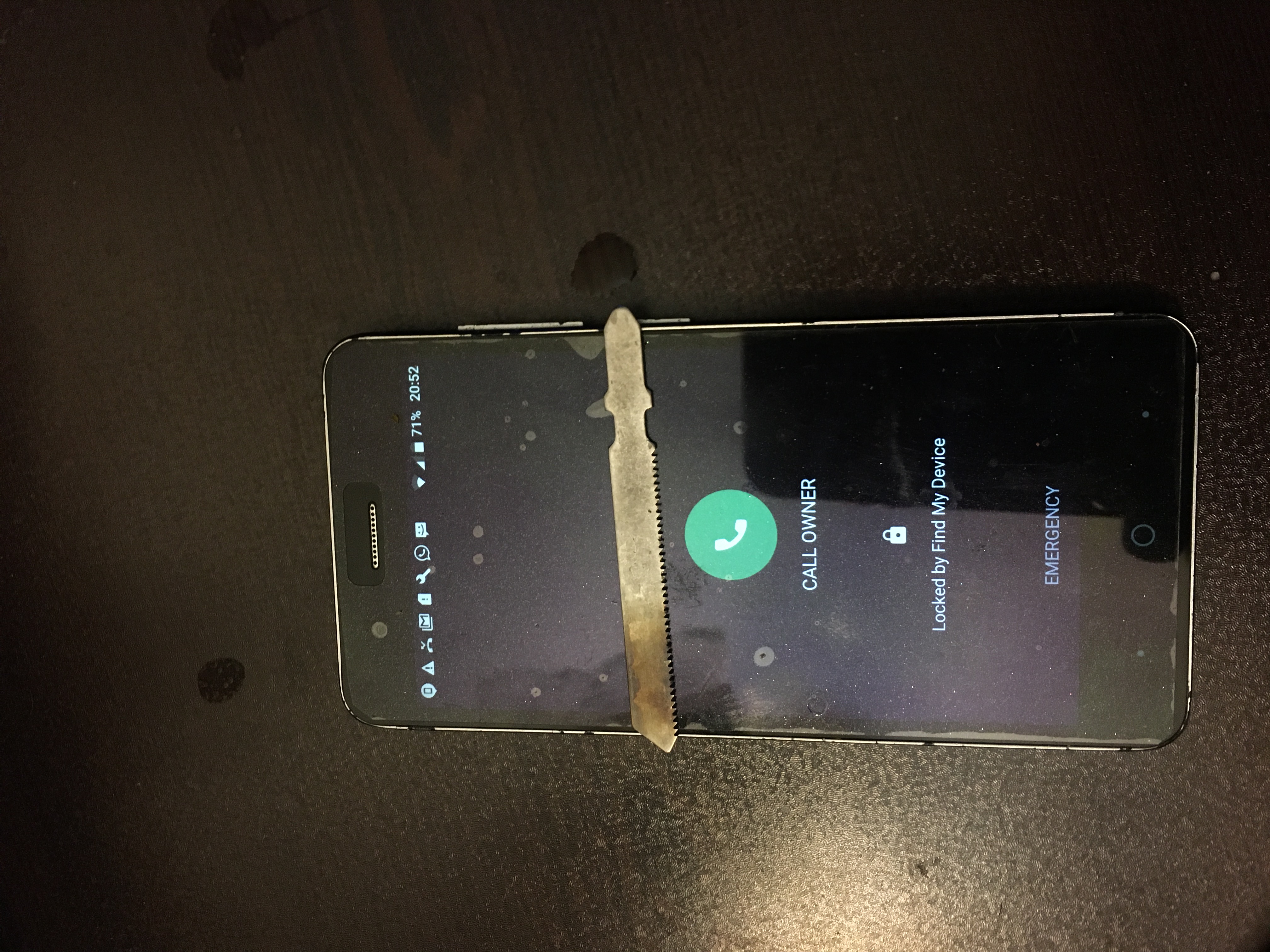 Samsung found device. Phone Locked.