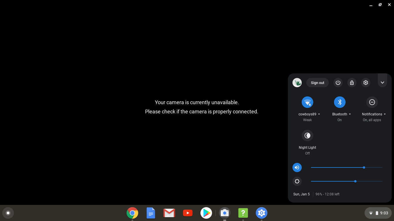 Camera Is Currently Unavailable Chromebook Community