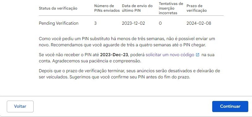 Pin em Informações