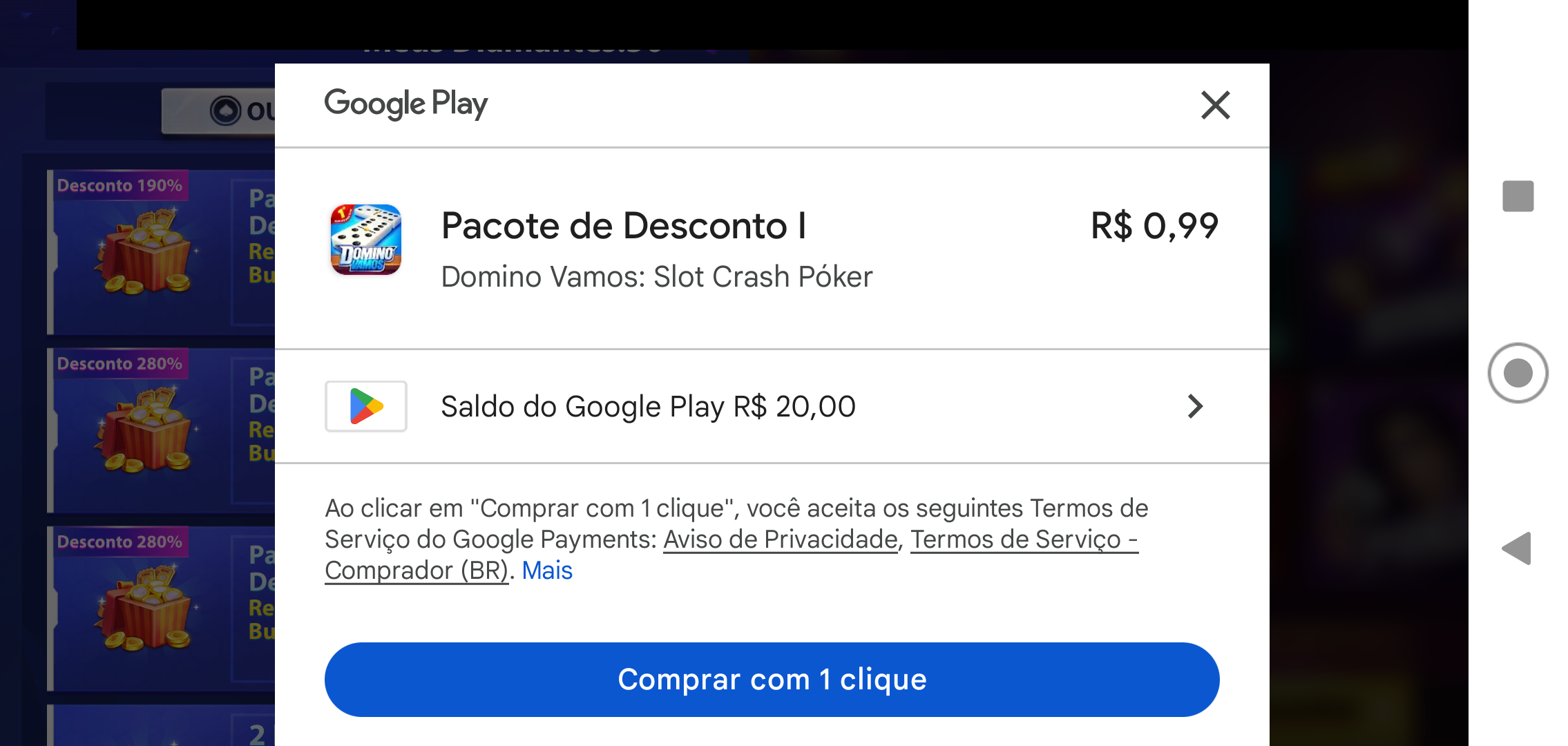 Pagamento recusado jogo truco vamos - Comunidade Google Play