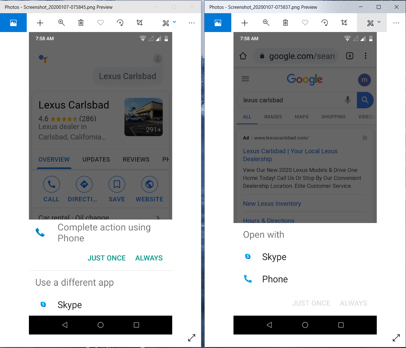 google voice actions app