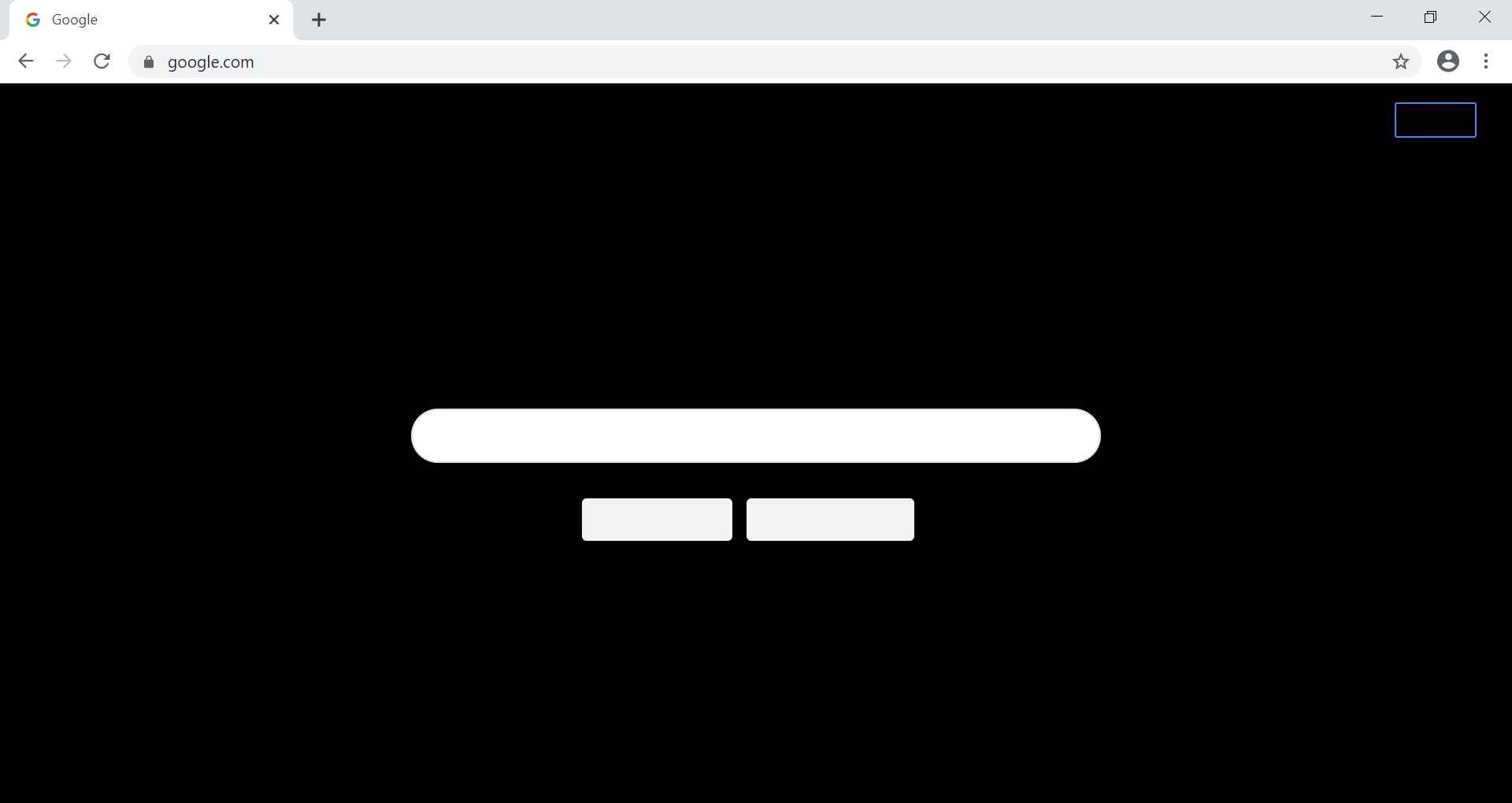 Just installed Chrome, everything's white and there's no text - Google