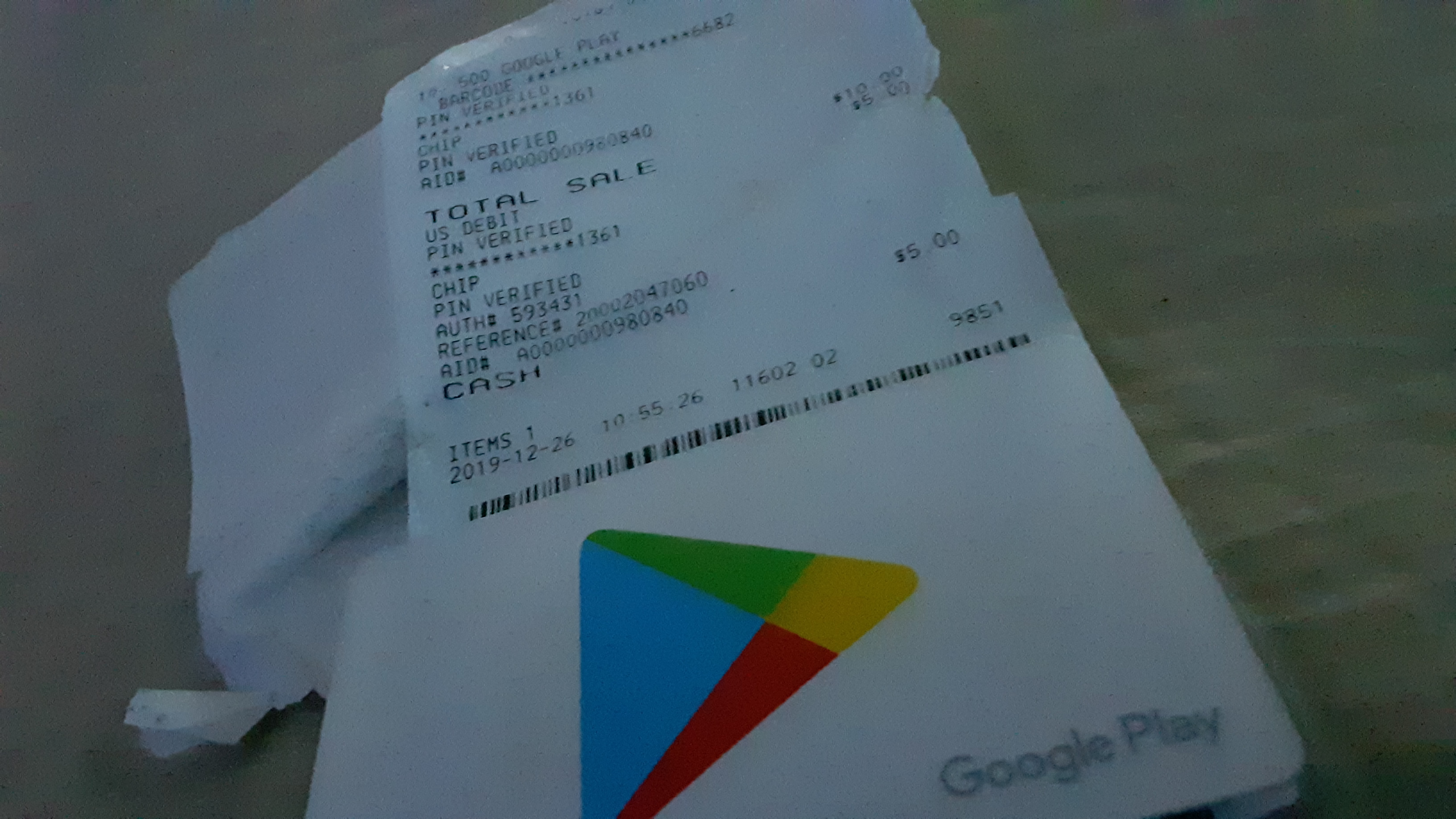 Redeeming Code On Gift Card Google Play Community