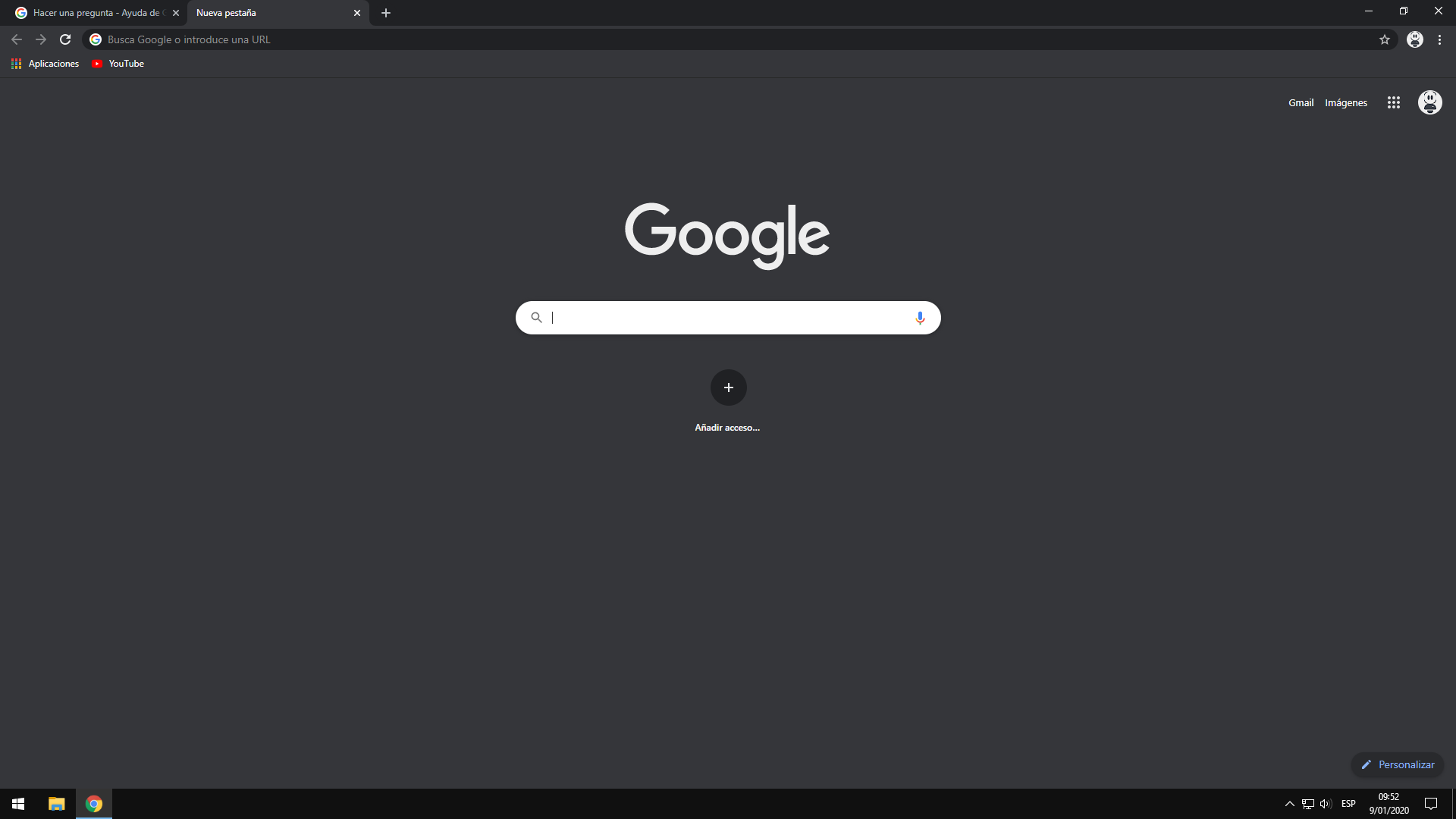 proyector solamente Inadecuado El buscador que aparece por defecto al instalar Google Chrome no funciona  ¿porqué? - Comunidad de Google Chrome