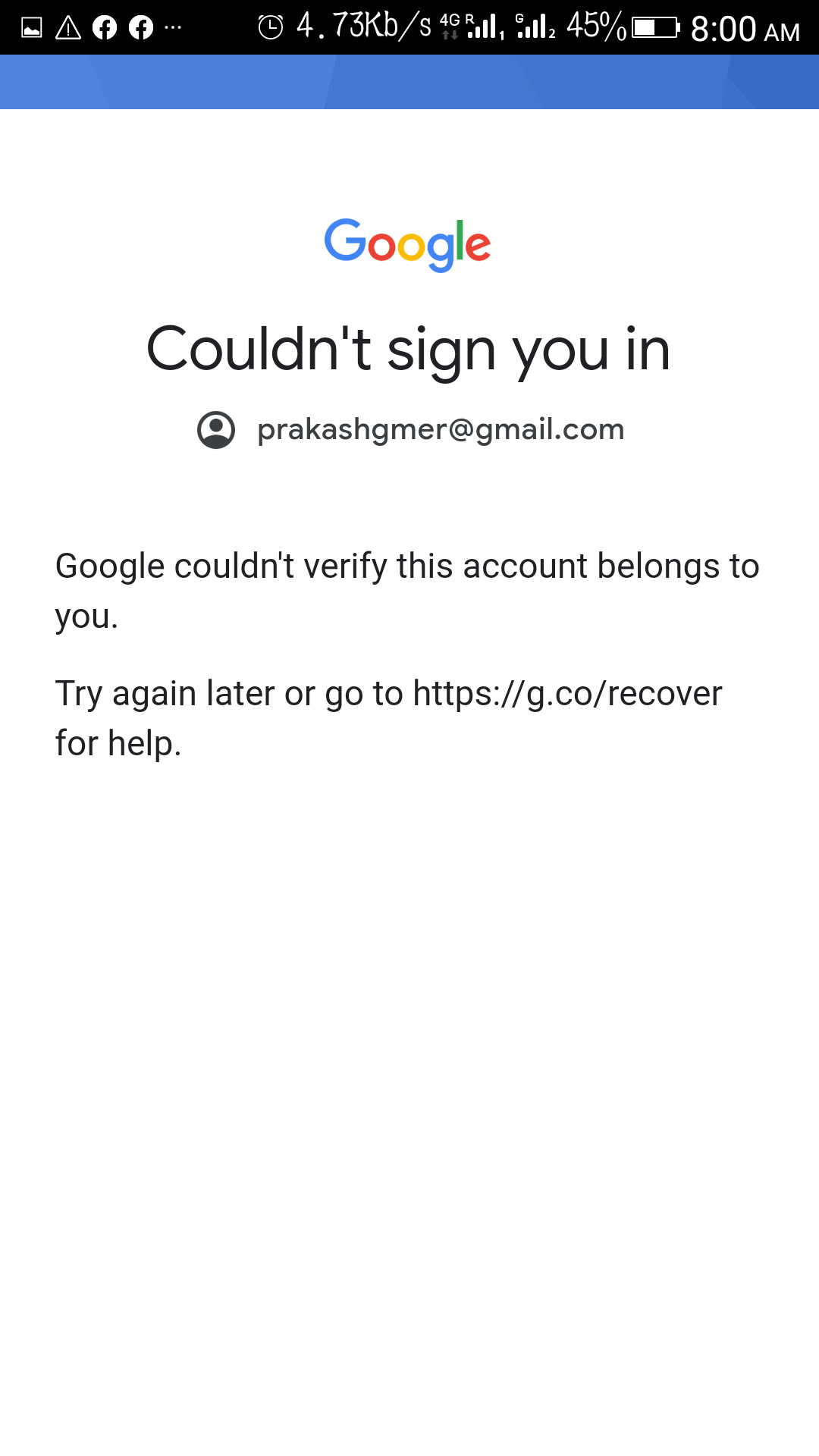 recovery gmail