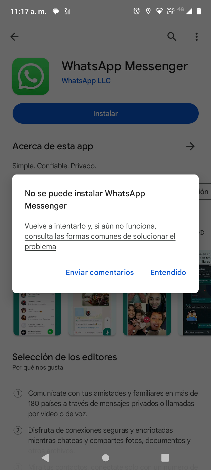 Porque ya no me deja descargar whatsapp business - Comunidad de