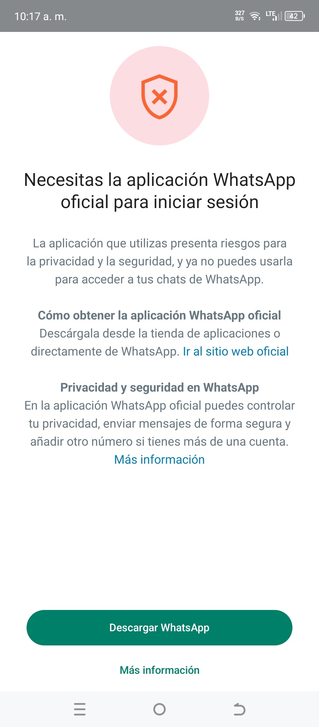 no puedo descargar whatsapp - Comunidad de Google Play