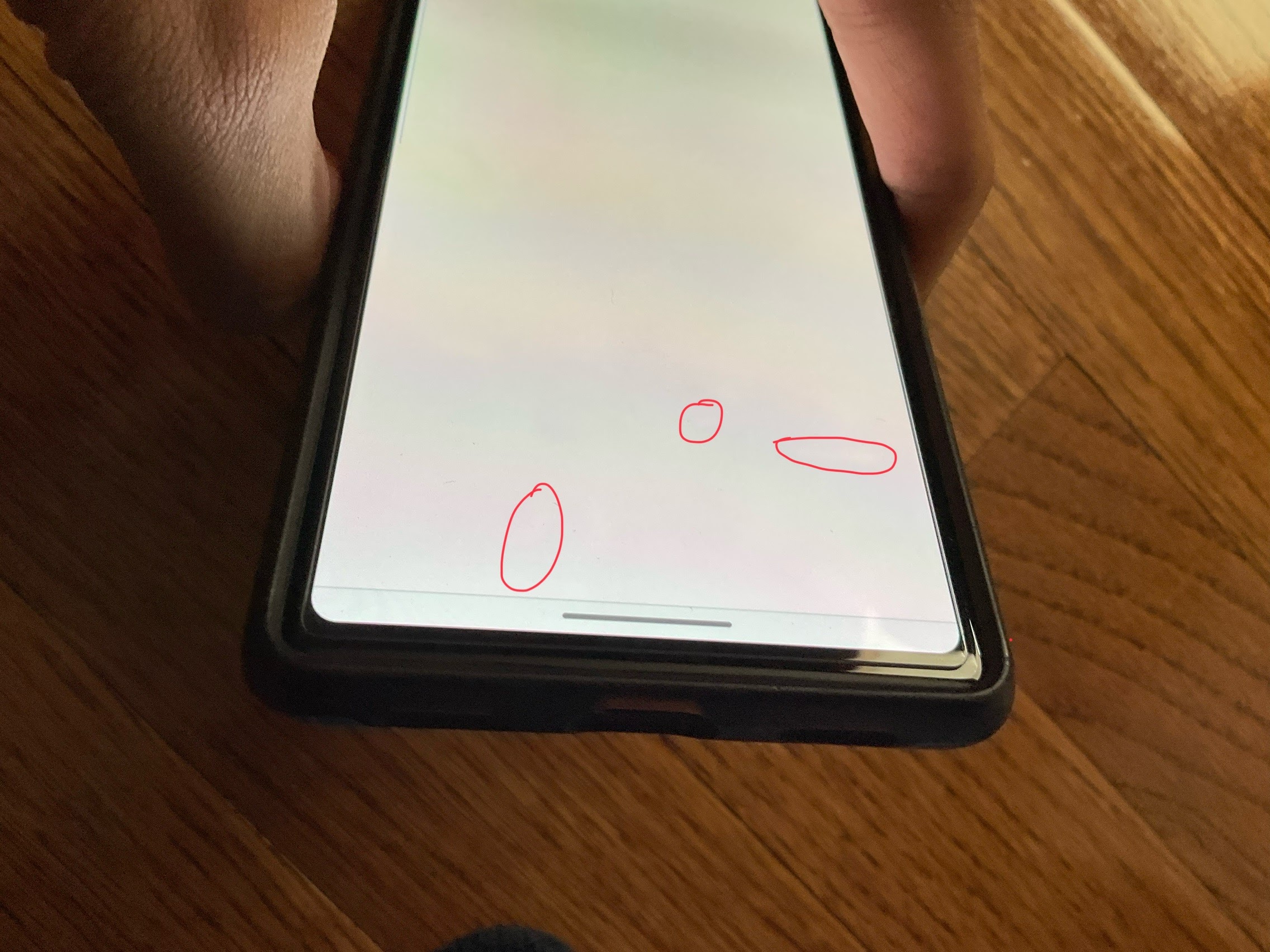 Refractive spots on Pixel 6a screen - Google Pixel Community