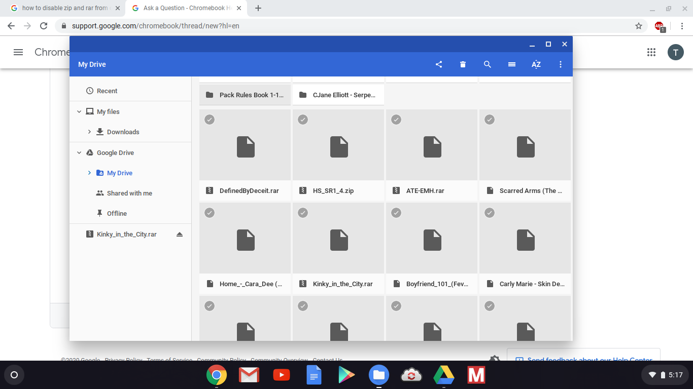 rar extractor chromebook