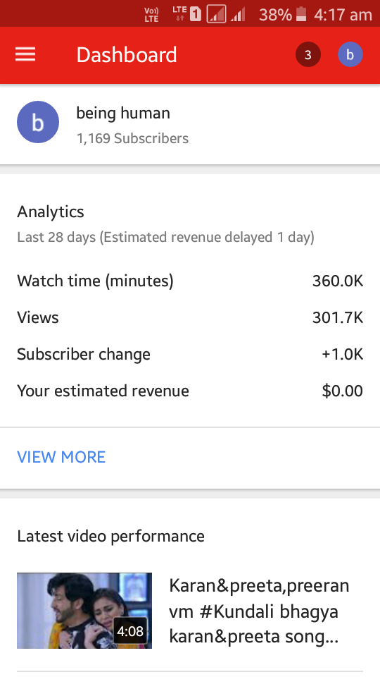 1k subscriber