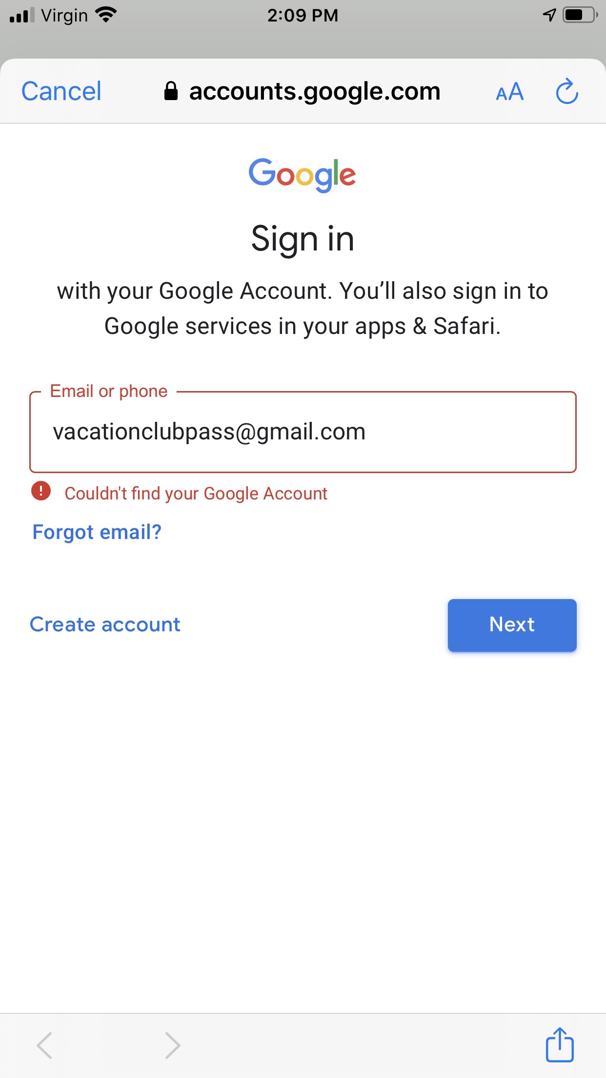 can you use your google account on iphone