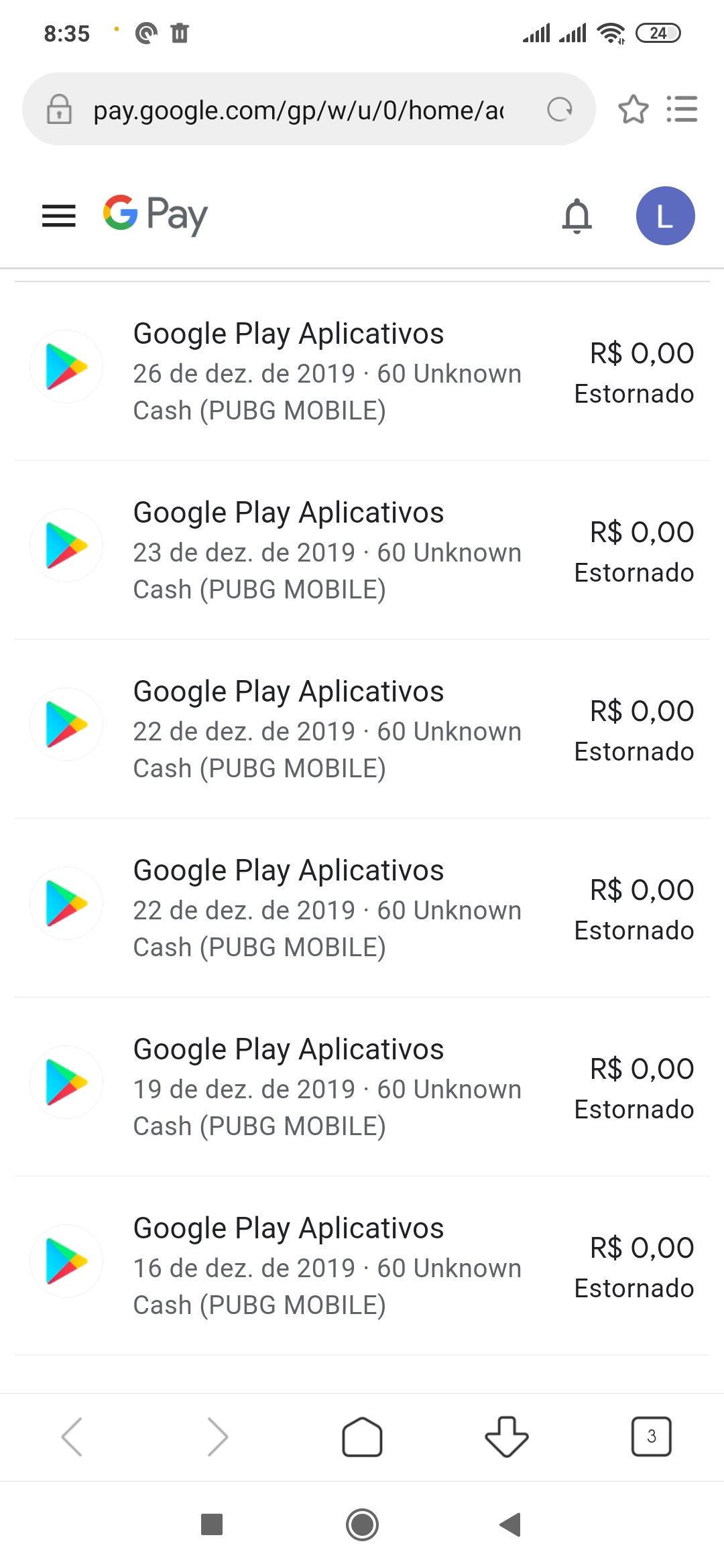 REEMBOLSO - Comunidade Google Play