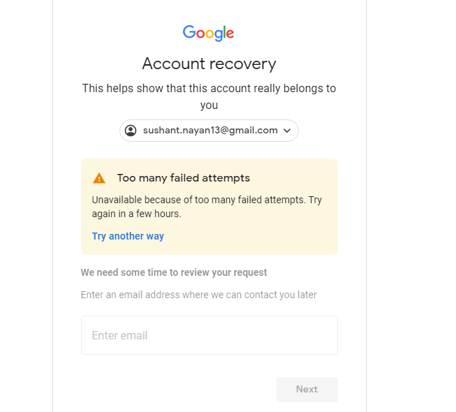 I Forgot My Password But I Am Not Getting Security Code On My Registered Mobile Number Google Account Community