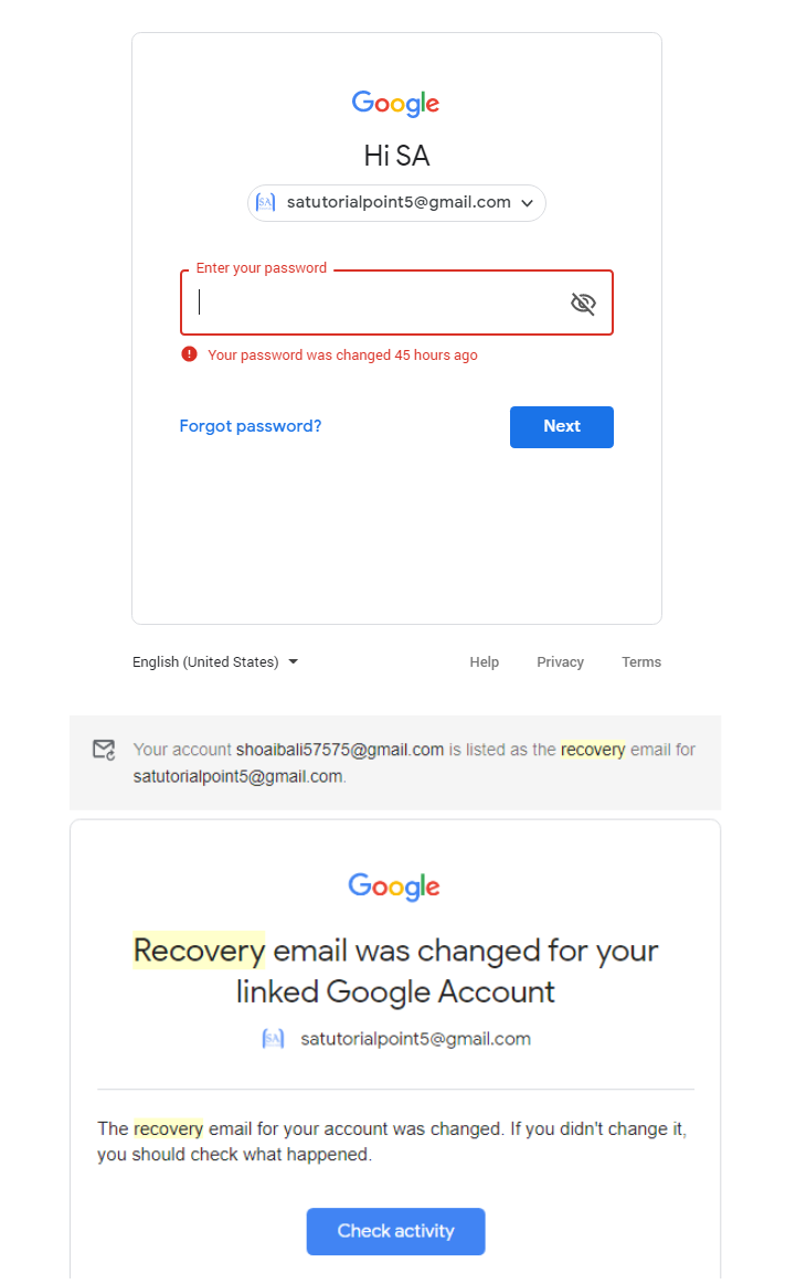 email password hacking gmail