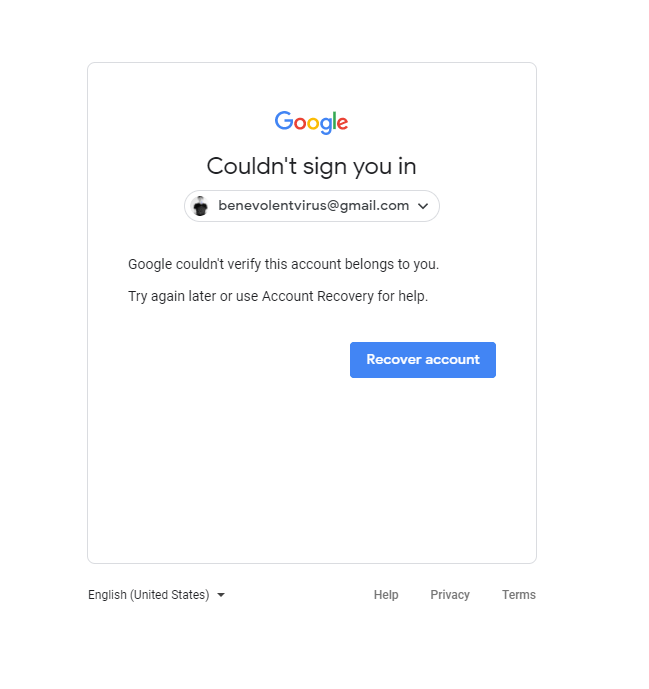 I need access to my locked Google Account Gmail Community