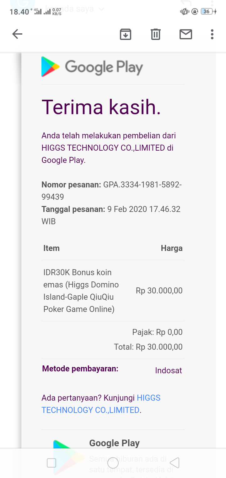 Top up higgs domino murah via pulsa