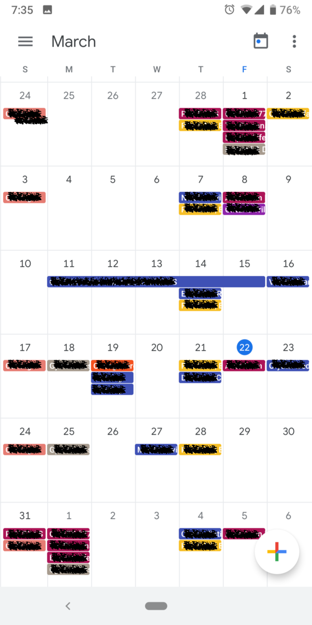 acalendar not sync with google calendar