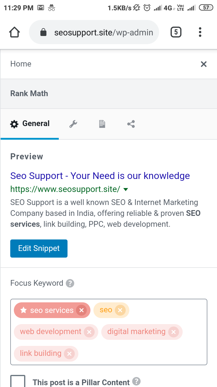 meta description not showing