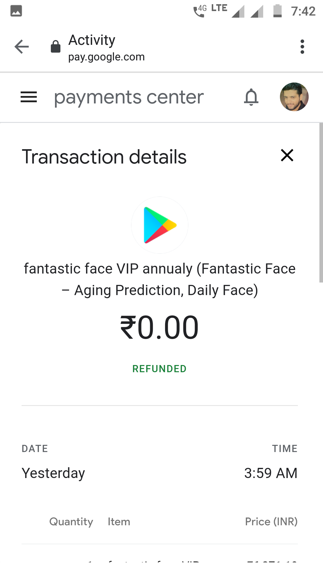 I have an unauthorized transaction I need to report - Google Play Community