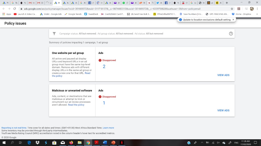Trying To Run An Ad But The Landing Page Https Triumphantladies