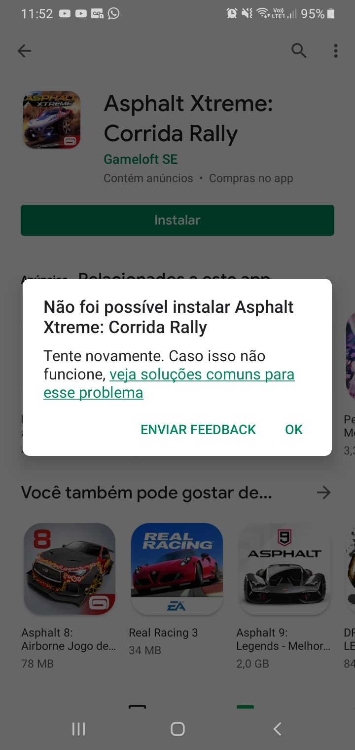 Porque eu não consigo abaixar algums jogos? - Comunidade Google Play