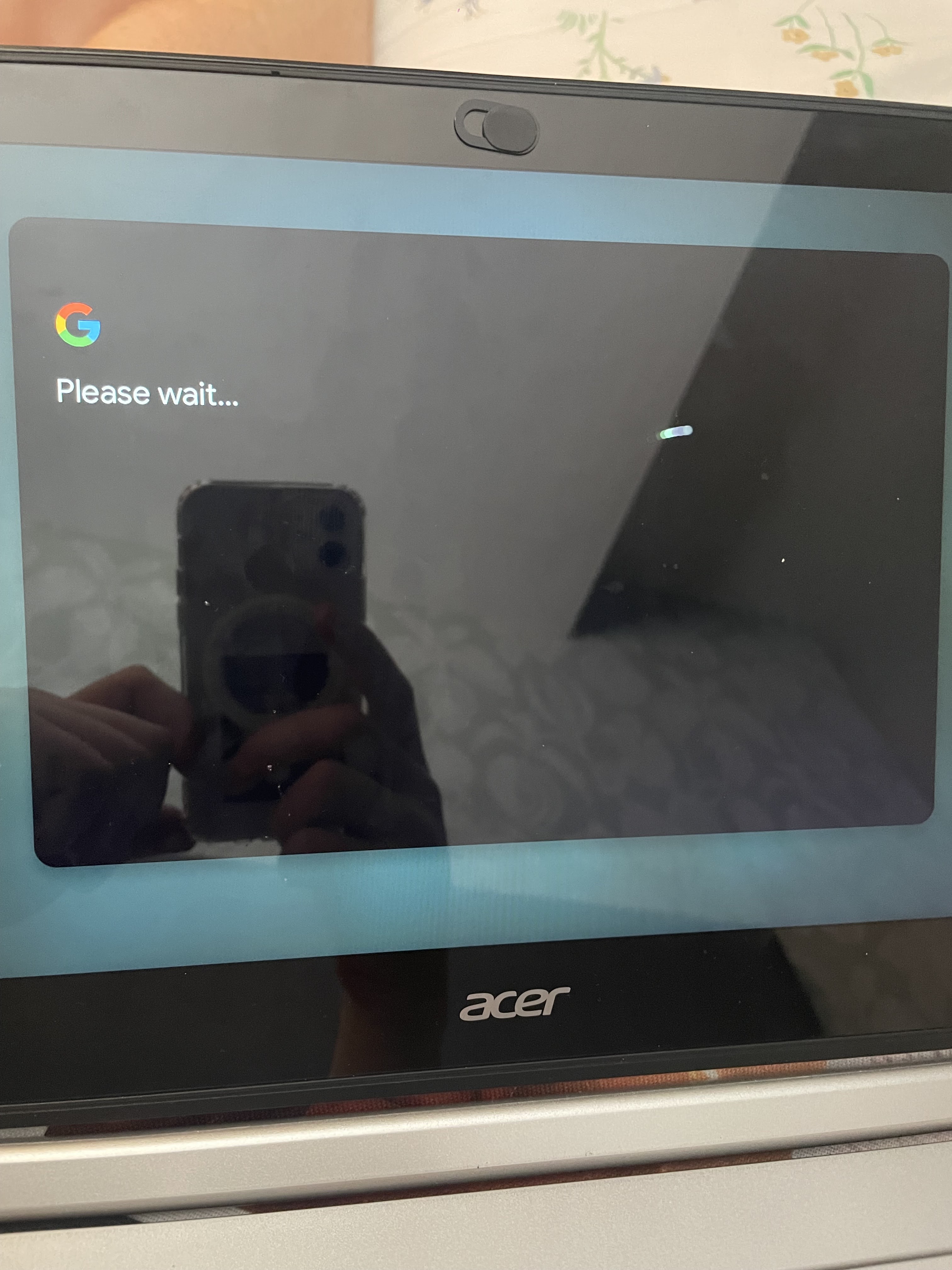 Please wait screen - Chromebook Community