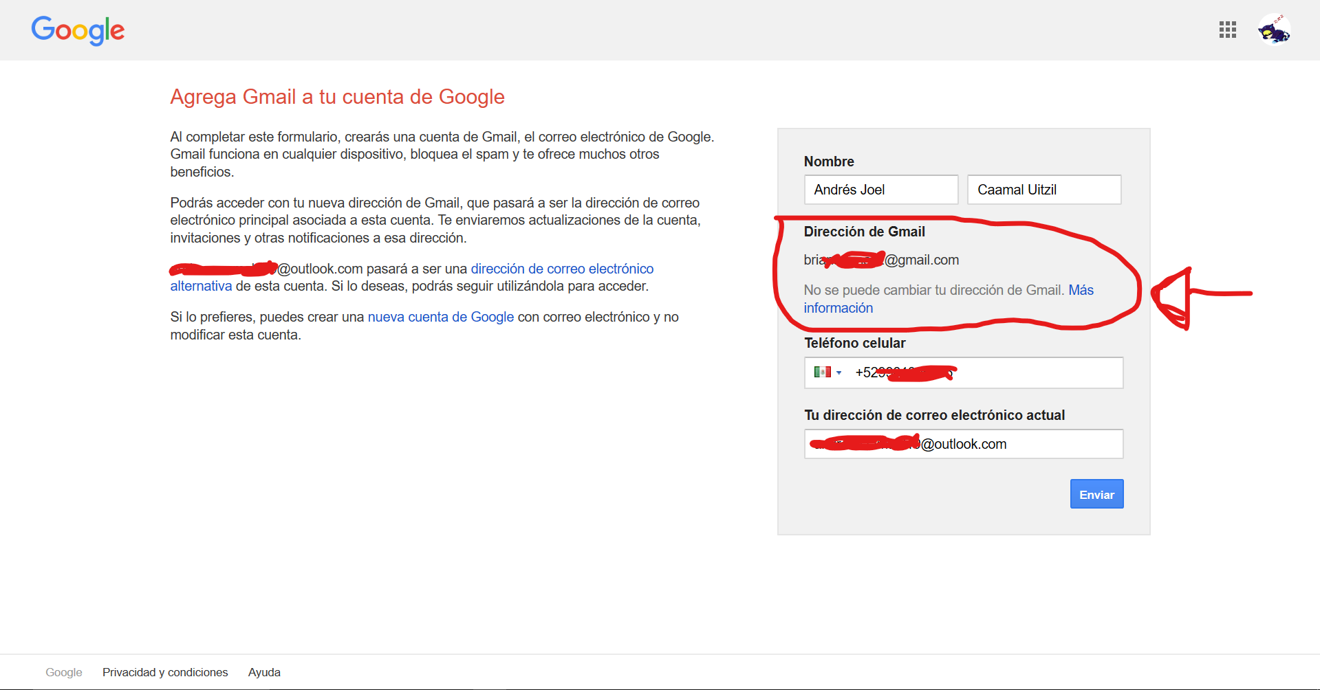frotis representación Empleado Cómo cambio mi cuenta Gmail? - Comunidad de Cuenta de Google