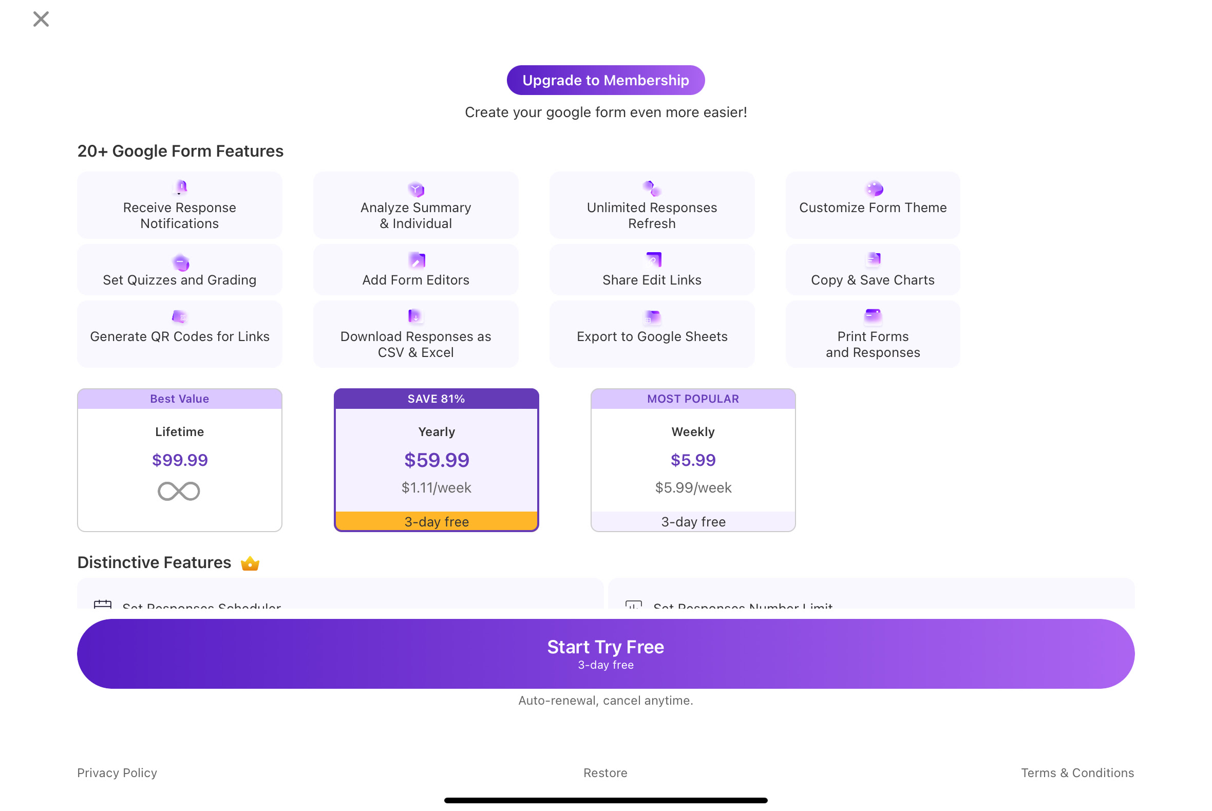Google Forms is now forcing me to get Google Forms Pro? Just to ...