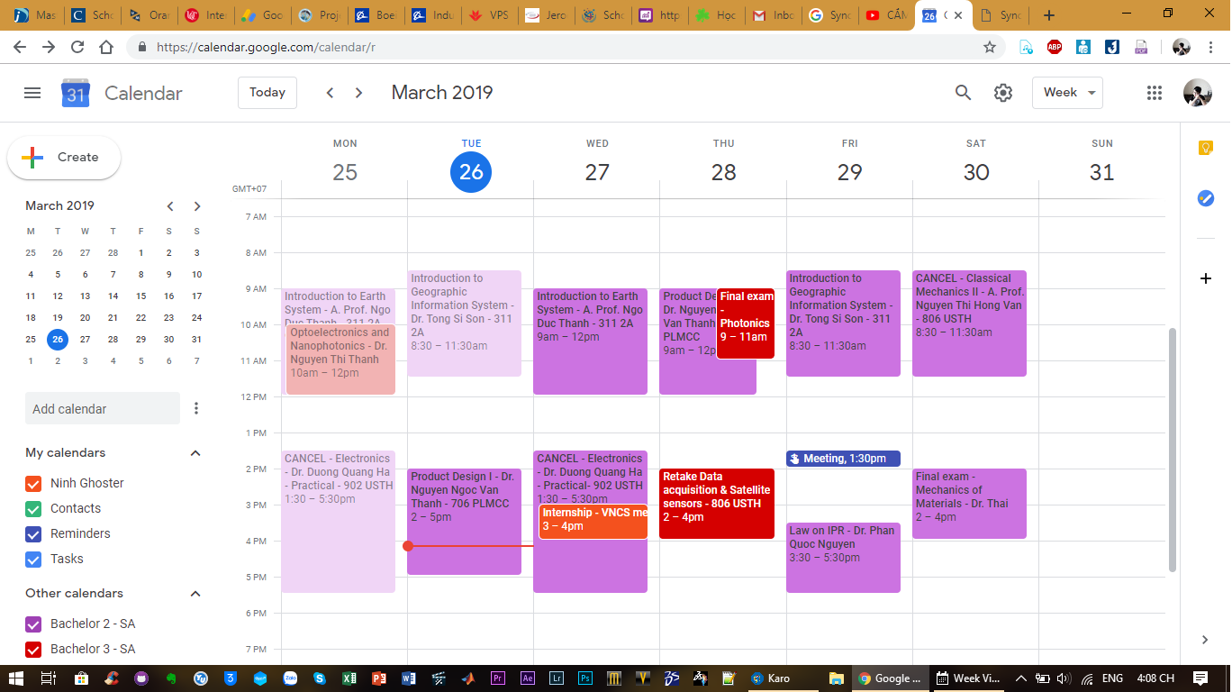 acalendar not sync with google calendar