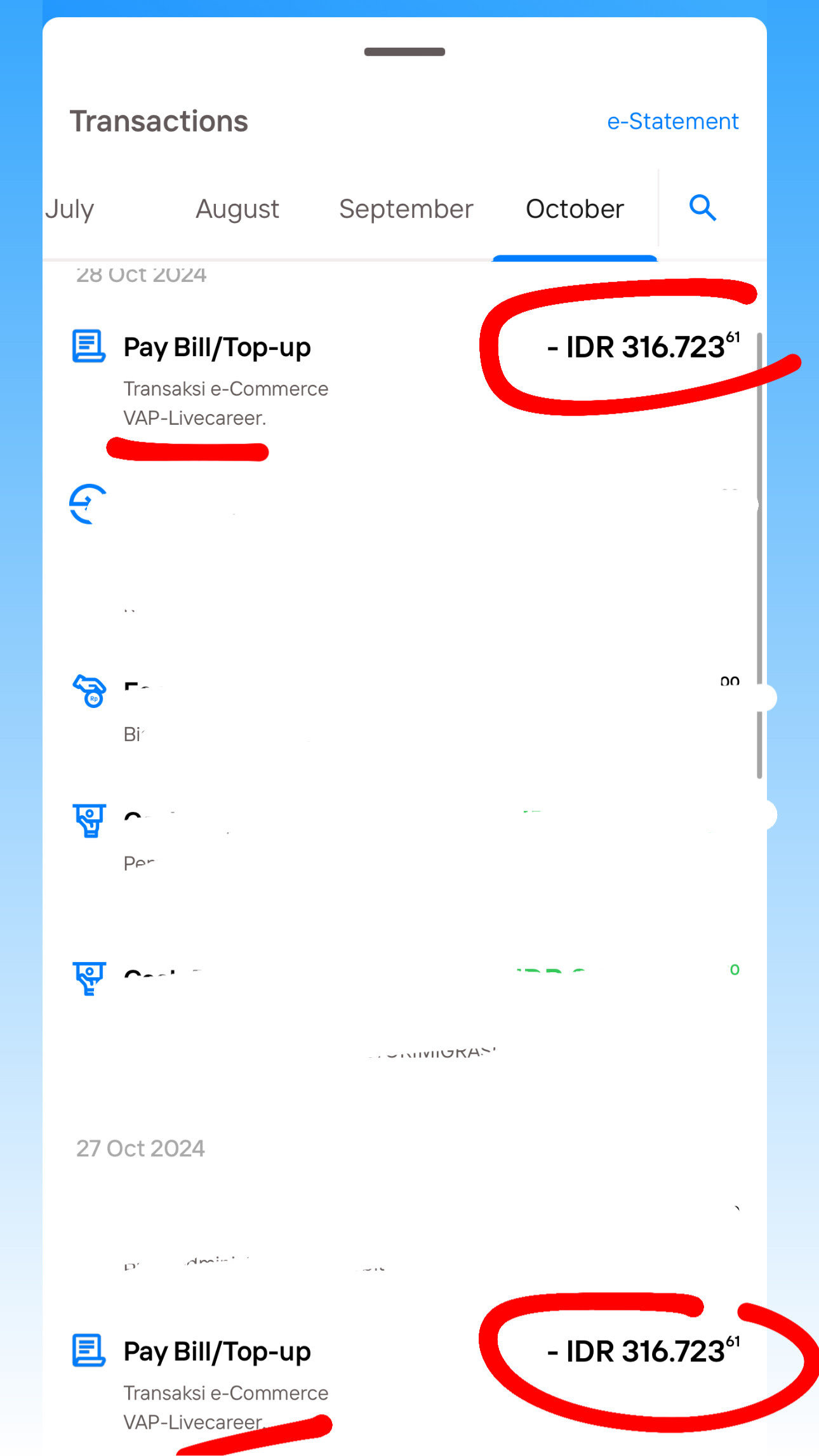 Transaksi tidak dikenal sebanyak 2 kali dengan nama VAP - Lifecareer - Komunitas Google Play Transaksi tidak dikenal sebanyak 2 kali dengan nama VAP - Lifecareer - Komunitas Google Play