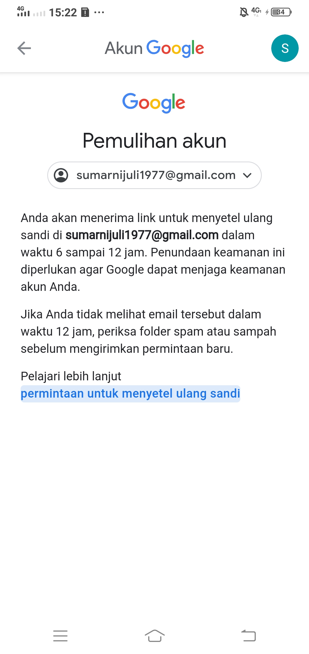 Lupa Kata Sandi Email Komunitas Akun Google