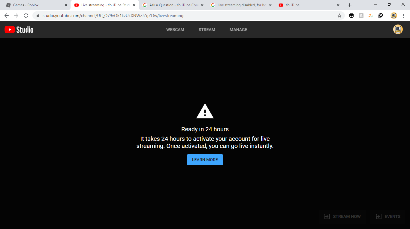 Pls Help Me Activate My Live Streaming Youtube Community - roblox events might be coming back