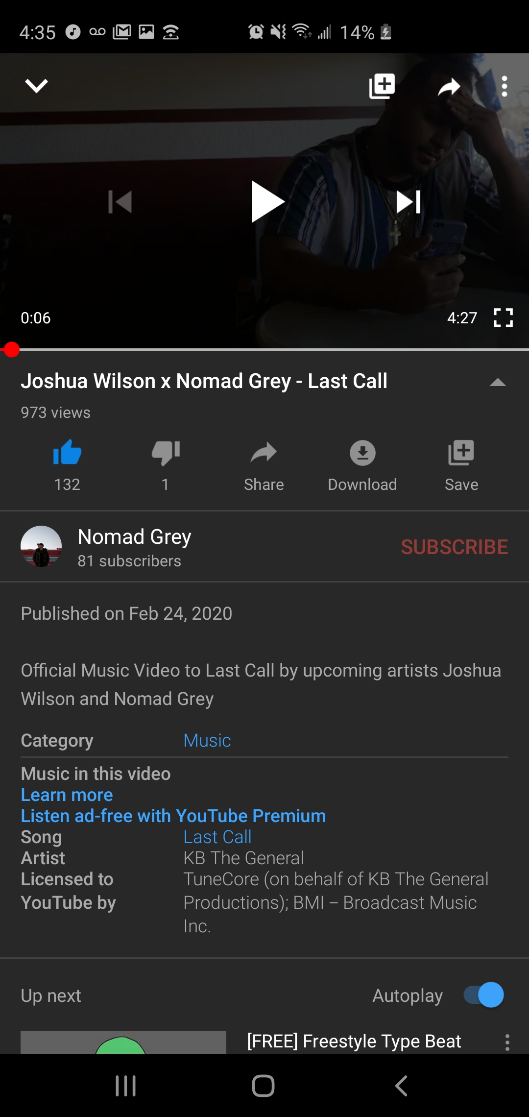 Someone Else S Music Is Listed Under Music In This Video Youtube Music Community