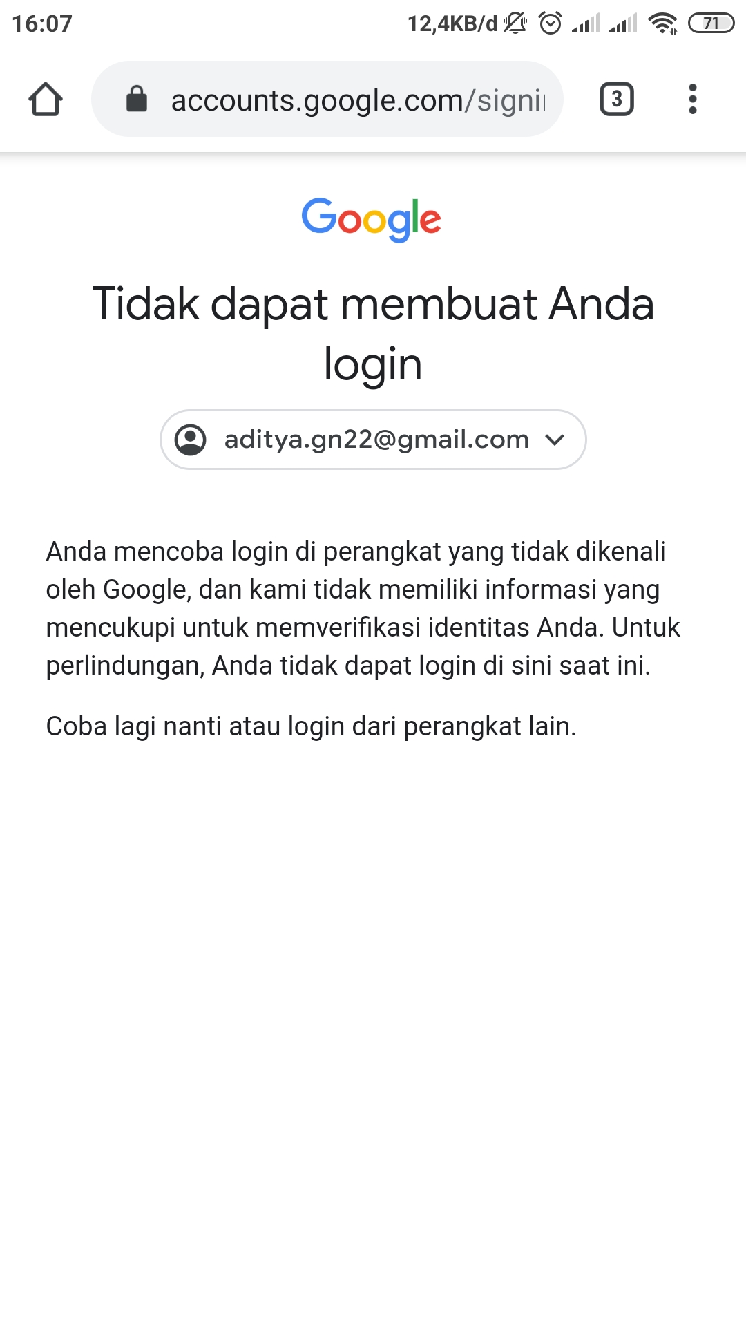 Bagaimana Mengembalikan Akun Yang Telah Dicuri Akun Dan Kontak Yang Tertaut Sudah Diubah Akun Google Community