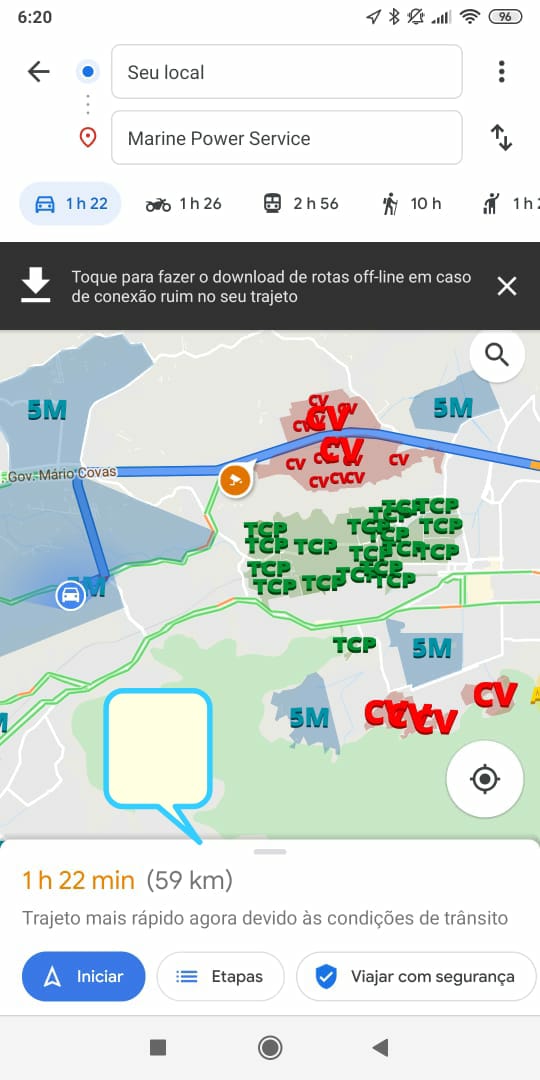 O meu maps parou de mostrar a imagem em anexo, favelas e facções no Rio de  janeiro. Podem me ajudar? - Comunidade Google Maps