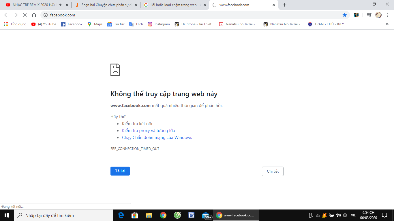 Lỗi hoặc load chậm trang web - Cộng đồng Google Chrome